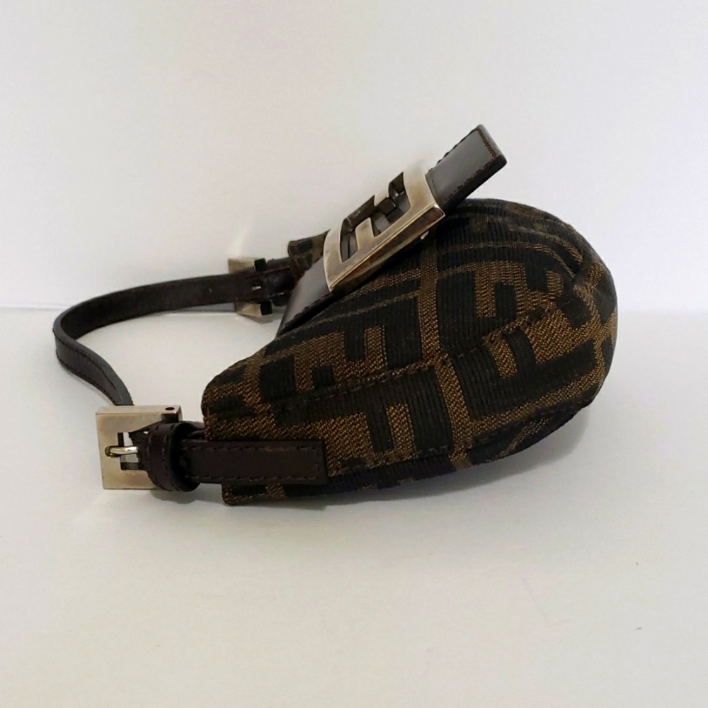 Fendi Zucca Canvas Micro Croissant Bag - Picture 5 of 16